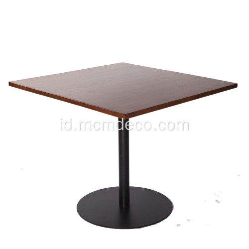 Meja samping kayu Solid Square Ash